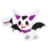 Demisexual Bat Sticker - Rare from Pride Sticker Pack